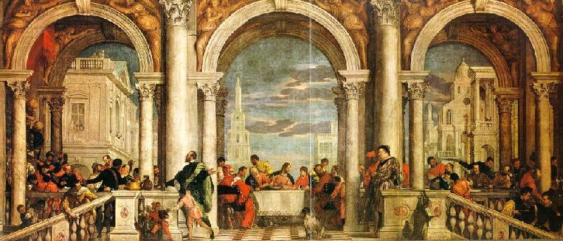  Paolo  Veronese Feast in the House of Levi oil painting image